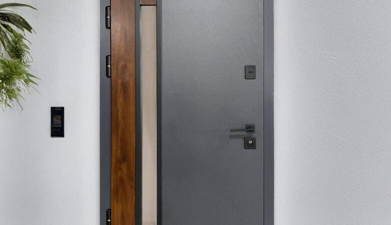 Thermo kültéri fém bejárati ajtó 22-07 (kifelé nyíló)