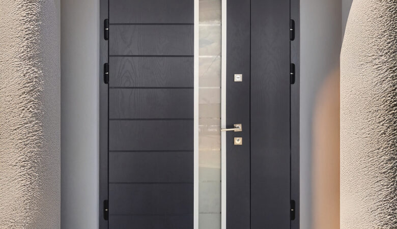 Thermo kültéri fém bejárati ajtó 22-84