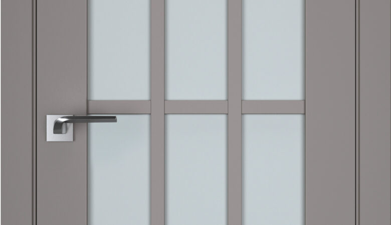 A1-Neo-Soft 603 Oniksz laminált beltéri ajtó szatén üveggel