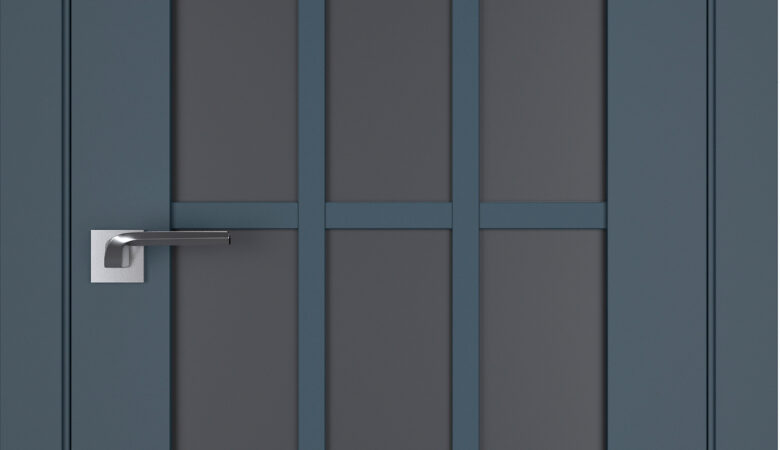 A1-Neo-Soft 603 Zafit laminált beltéri ajtó szatén üveggel