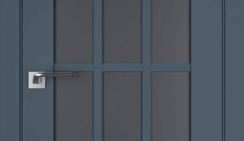 A1-Neo-Soft 604 Zafir laminált beltéri ajtó szatén üveggel