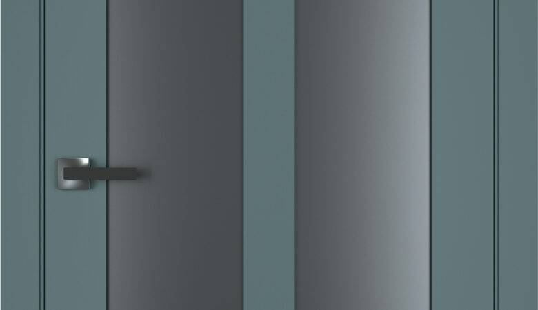 A1-Neo-Soft 609 Malahit laminált beltéri ajtó szatén üveggel