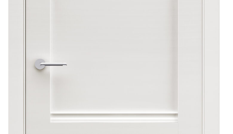 A0-Neoclassico 404 Magnólia laminált beltéri ajtó tömör