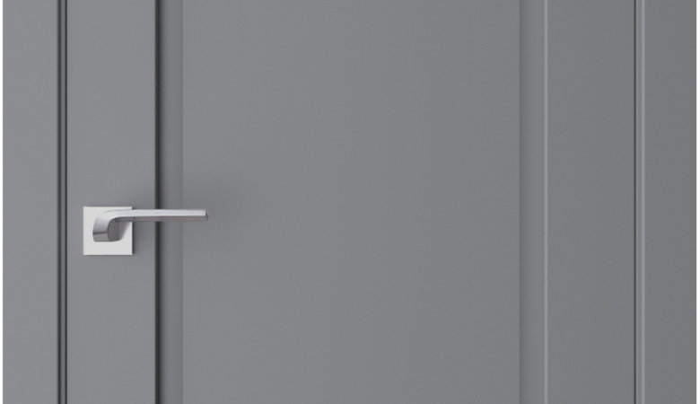 A0-Neoclassico 605 Szürke laminált beltéri ajtó tömör