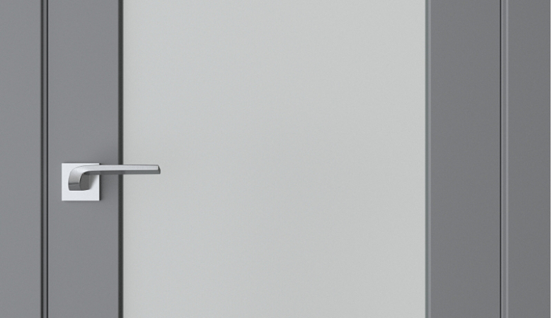 A0-Neoclassico 606 Szürke laminált beltéri ajtó tömör