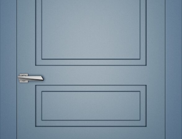 Estet Grand 1D – 1.32 RAL7016 festett beltéri ajtó üveg nélküli kivitelben