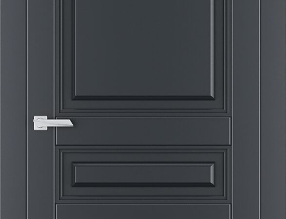 Estet Grand 2D – 2.3 RAL7016 festett beltéri ajtó üveg nélküli kivitelben