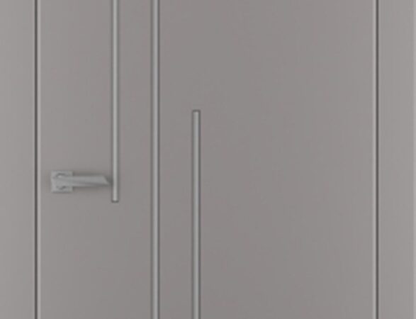 Estet Molding 3B RAL7036 festett beltéri ajtó üveg nélküli kivitelben