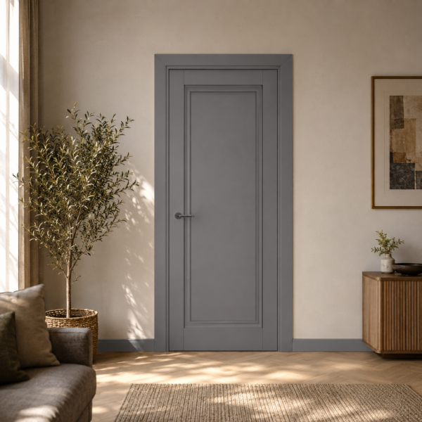 A0-Neoclassico 401 Antracit laminált beltéri ajtó tömör Line Astona Rozewood laminált beltéri ajtó szatén üveggel - A0 Neoclassico 401 Antracit laminalt belteri ajto tomor scaled 1 600x600