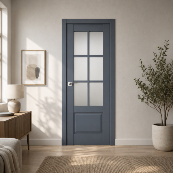 A0-Neoclassico 602 Antracit laminált beltéri ajtó szatén üveggel - A0 Neoclassico 602 Antracit laminalt belteri ajto uveges 1 600x600 A0-Neoclassico 602 Fehér laminált beltéri ajtó szatén üveggel - A0 Neoclassico 602 Antracit laminalt belteri ajto uveges 1 600x600