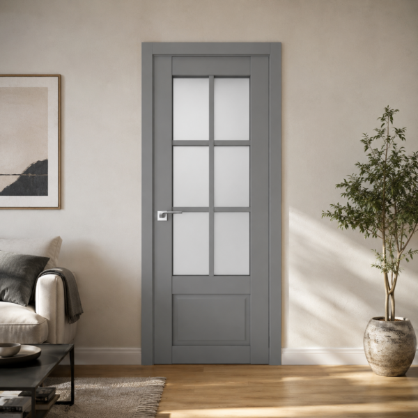 A0-Neoclassico 602 Szürke laminált beltéri ajtó szatén üveggel - A0 Neoclassico 602 Light grey laminalt belteri ajto uveges 1 600x600 A0-Neoclassico 602 Fehér laminált beltéri ajtó szatén üveggel - A0 Neoclassico 602 Light grey laminalt belteri ajto uveges 1 600x600