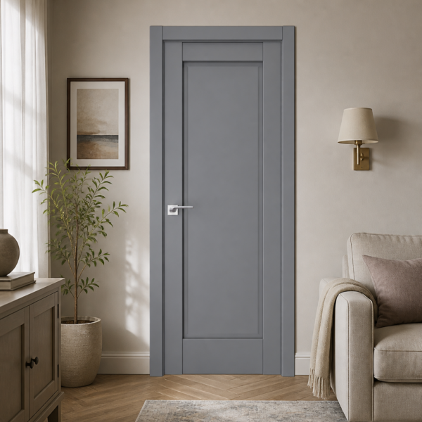 A0-Neoclassico 605 Szürke laminált beltéri ajtó tömör