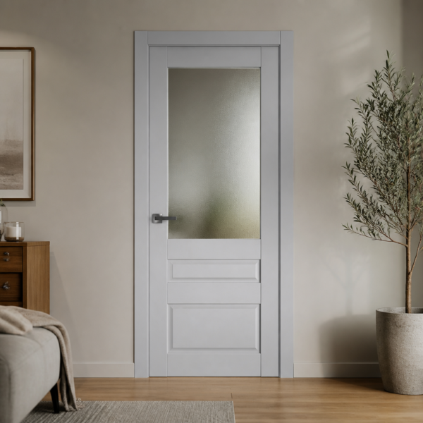 A0-Neoclassico 608 Szürke laminált beltéri ajtó szatén üveggel - A0 Neoclassico 608 Light Grey laminalt belteri ajto uveges scaled 1 600x600 A0-Neoclassico 608 Szürke laminált beltéri ajtó szatén üveggel - A0 Neoclassico 608 Light Grey laminalt belteri ajto uveges scaled 1 600x600