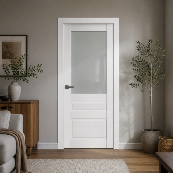 A0-Neoclassico 608 Fehér laminált beltéri ajtó szatén üveggel - A0 Neoclassico 608 White laminalt belteri ajto uveges scaled 1 600x600 A0-Neoclassico 608 Szürke laminált beltéri ajtó szatén üveggel - A0 Neoclassico 608 White laminalt belteri ajto uveges scaled 1 600x600
