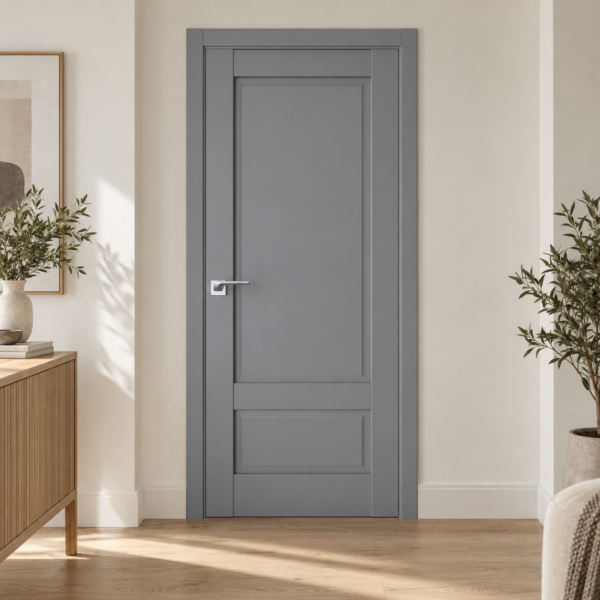 A0-Neoclassico 606 Szürke laminált beltéri ajtó tömör